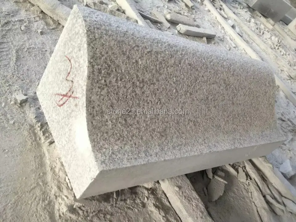 Grey Granite Stone Kerb Ramp Buy Road Kerb,Car Kerb Ramp,Curved Kerb