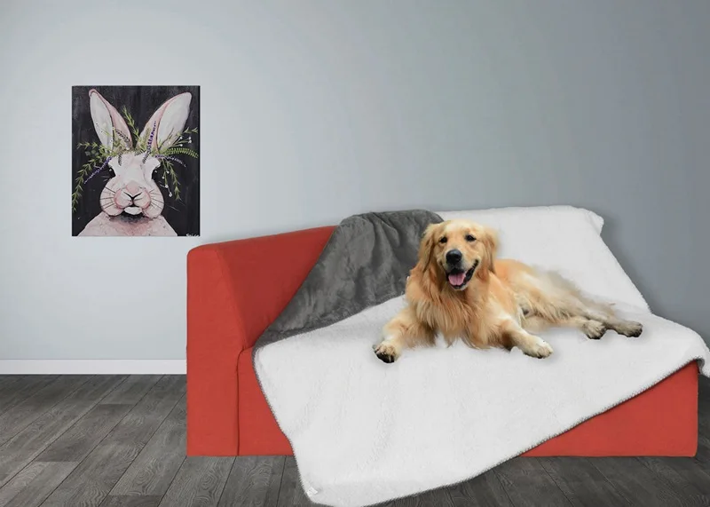 Lamb Wool Pet Quilt Waterproof Cushion Spring And Autumn Dog Four