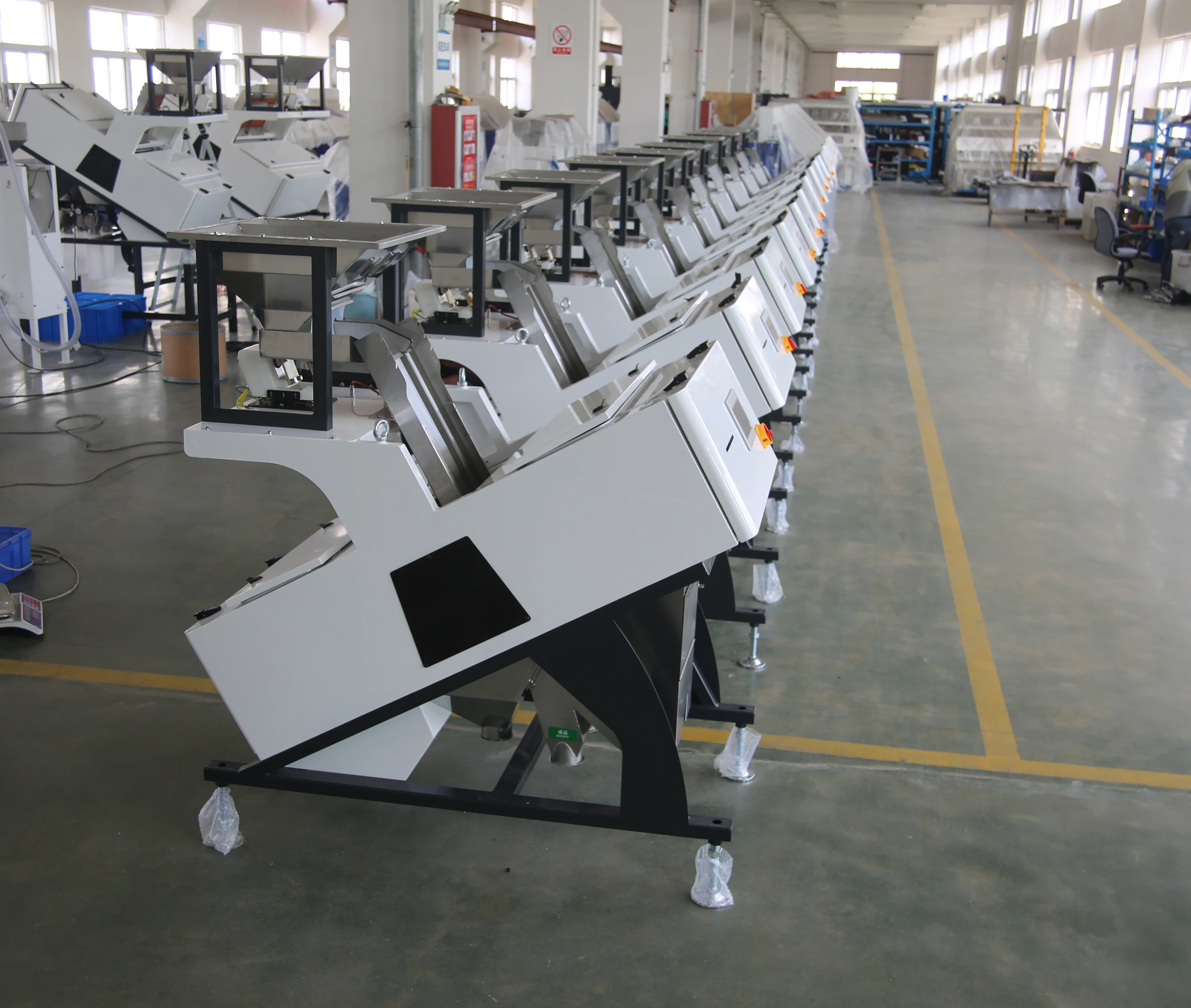 Parboiled Rice Processing Plant Rice Color Sorter Machine for Rice Mill ...