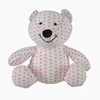 Yiwu Manufacturer Wholesale Cute Wave Point Teddy Bear Plush Toys And Clothes For Kids