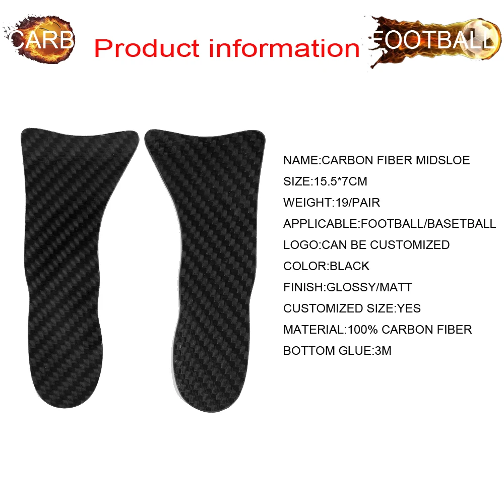 Carbon Fiber Midsole For Football Shoes Basketball Shoes Running Shoes