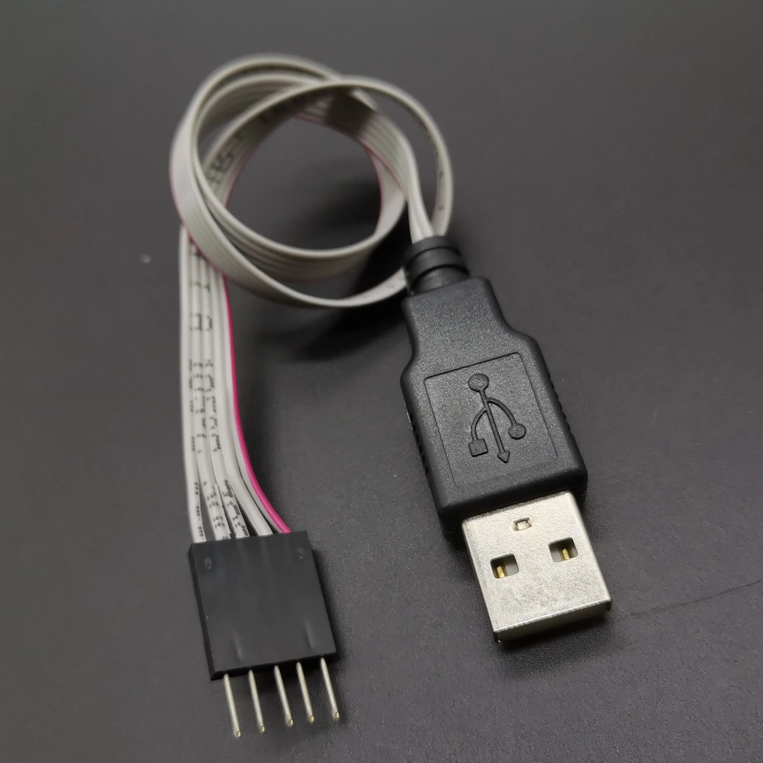 54mm pitch dupont male to usb male flat ribbon cable