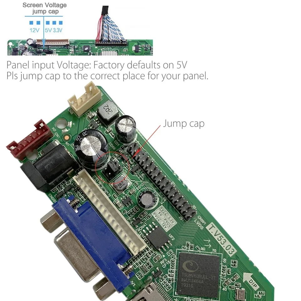 In Stock With Free Firmware Universal 1432" V53.03 Led Tv Card Led Tv