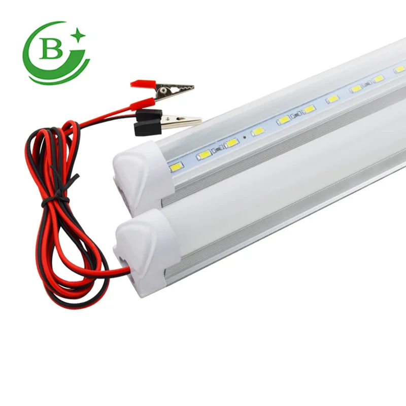 Good Factory Price t8  tube light 12v low voltage with clip smd 5630 chip  300mm length size for the tube light