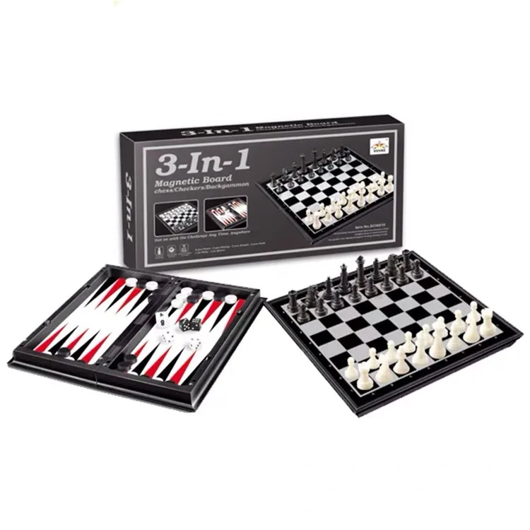 delux chess and checker set for the blind super aids