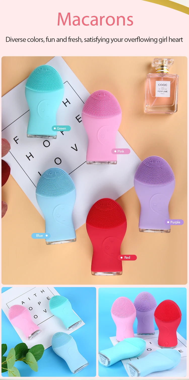 electric facial cleansing brush