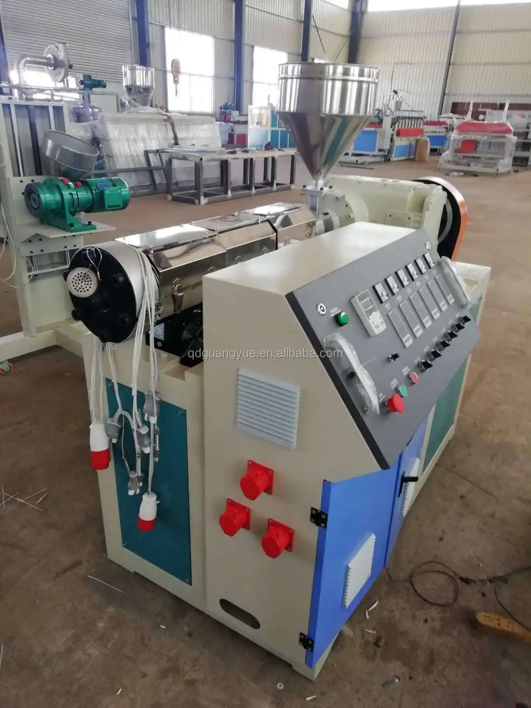 Price Of Plastic Extrusion Machine Pp Pipe Extruder Single Screw ...