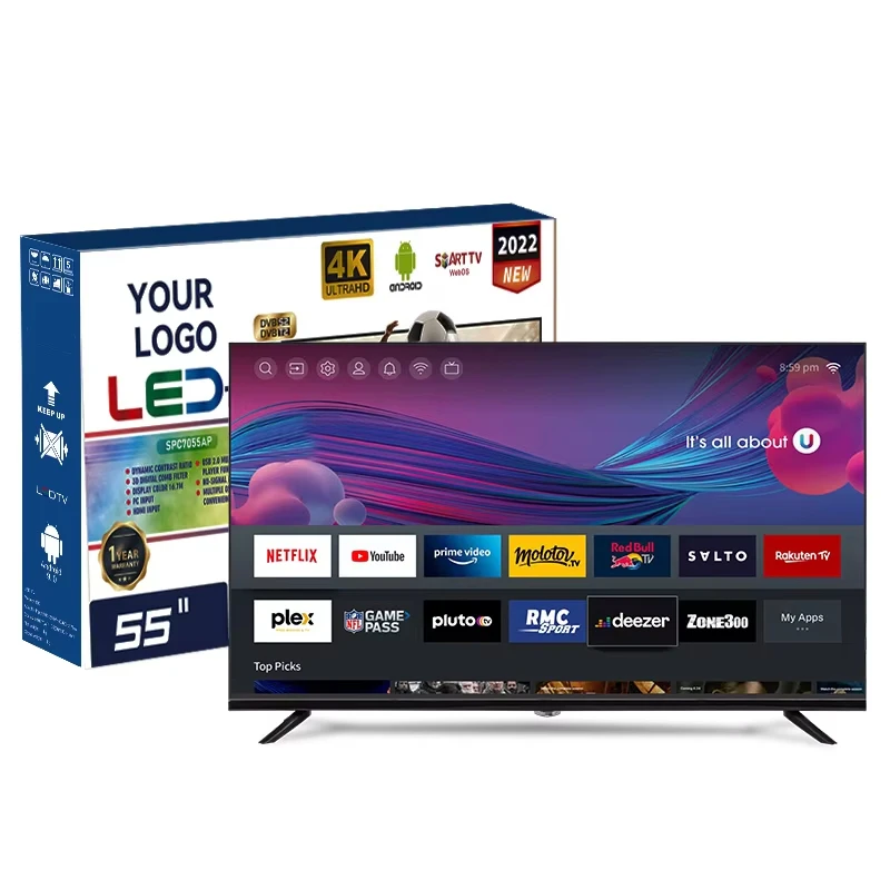 TCL QM8L Mini-LED 4K TV showing bright HDR sports scene
