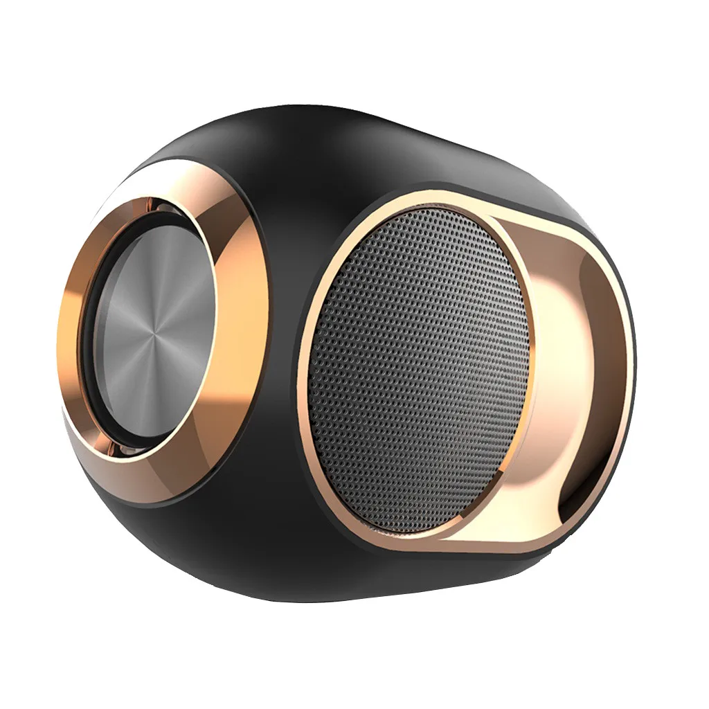 Portable Wireless Bluetooth 5.0 Speaker Stereo Sound FM TF Card USB TWS Speaker Mini Cylindrical Speaker 2019 New - ANKUX.COM