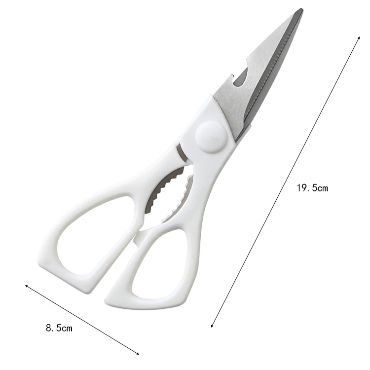 Multifunctional Heavy Duty Kitchen Scissors Poultry Scissors with Nut Cracker Bottle Opener