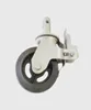 High Quality 6 inch Black Rubber Scaffold Caster