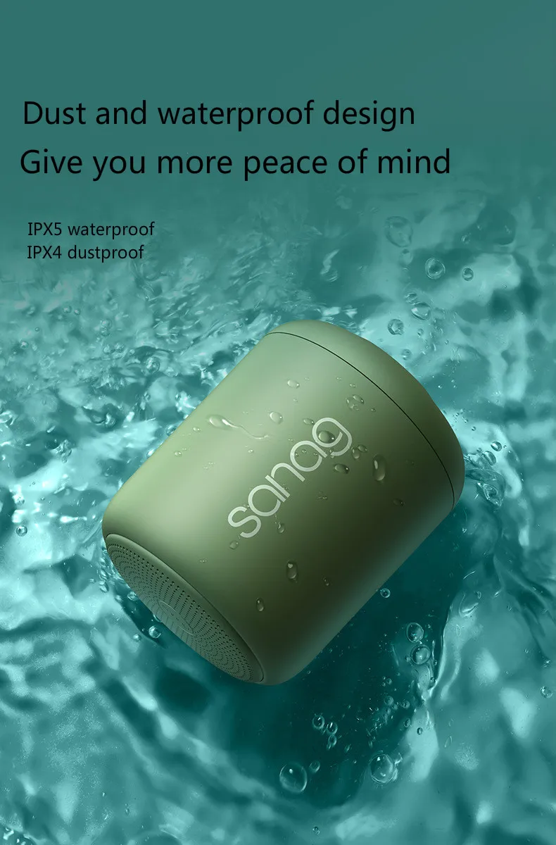 Small Steel Cannon Bluetooth Speaker Outdoor Waterproof Mini Subwoofer Sports Small Speaker - ANKUX.COM