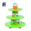Decorative Folding 3 Tiered Wholesale Cardboard Cupcake Stand For Party Festival