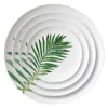 JC grace plant designs ceramic dinnerware made in china restaurant crockery plate sets