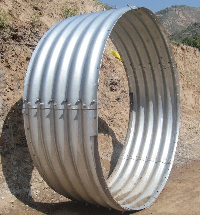 Large Diameter Corrugated Steel Pipe Widely Used In Storm Sewers