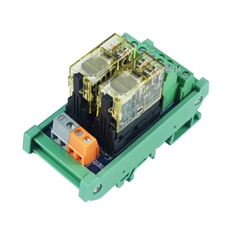 2-Channel 2NO 2NC Electromagnetic Relay DC24V 12V IDEC Relay Module RJ2S-CL-D24 for Industrial Automation Control