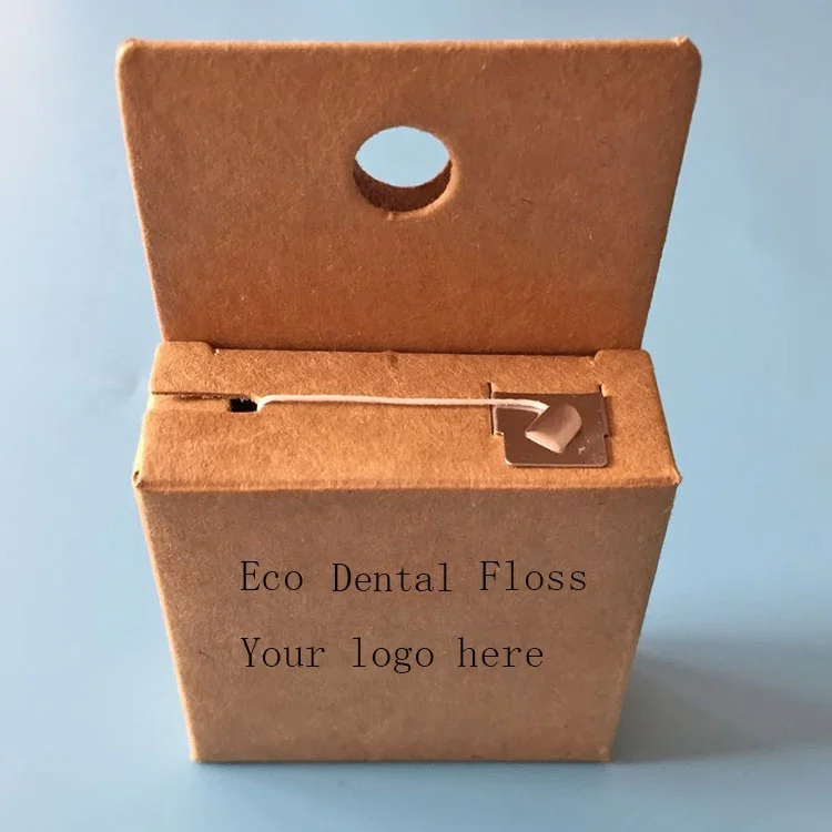 Zero Waste Silk Dental Floss In Kraft Box Buy Silk Floss,Zero Waste,Dental Floss Product on