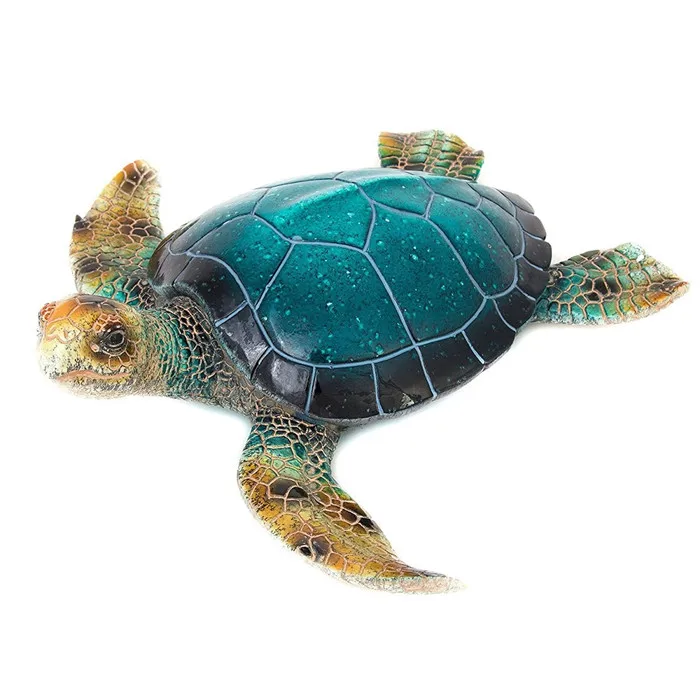 Polyresin/resin Turtle Shell Sea Turtle Polystone Resin 15.75