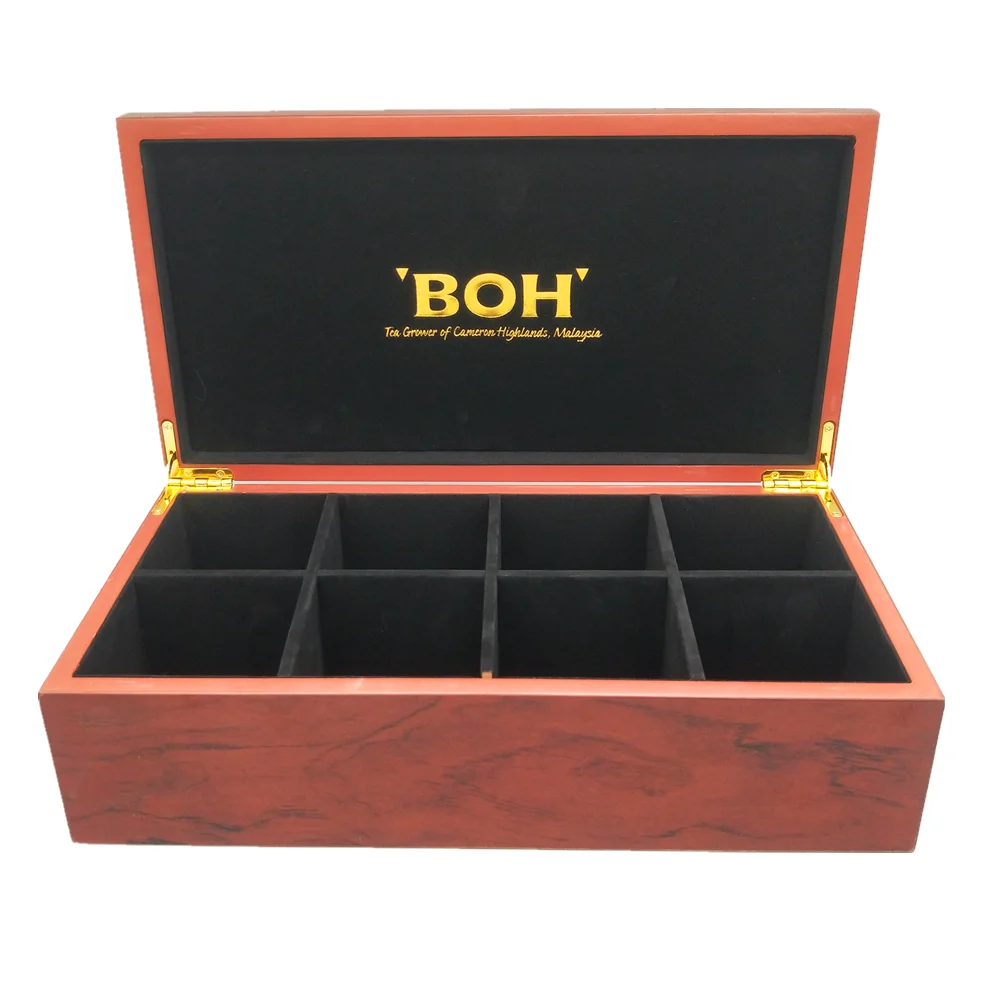 8 compartments tea bag box