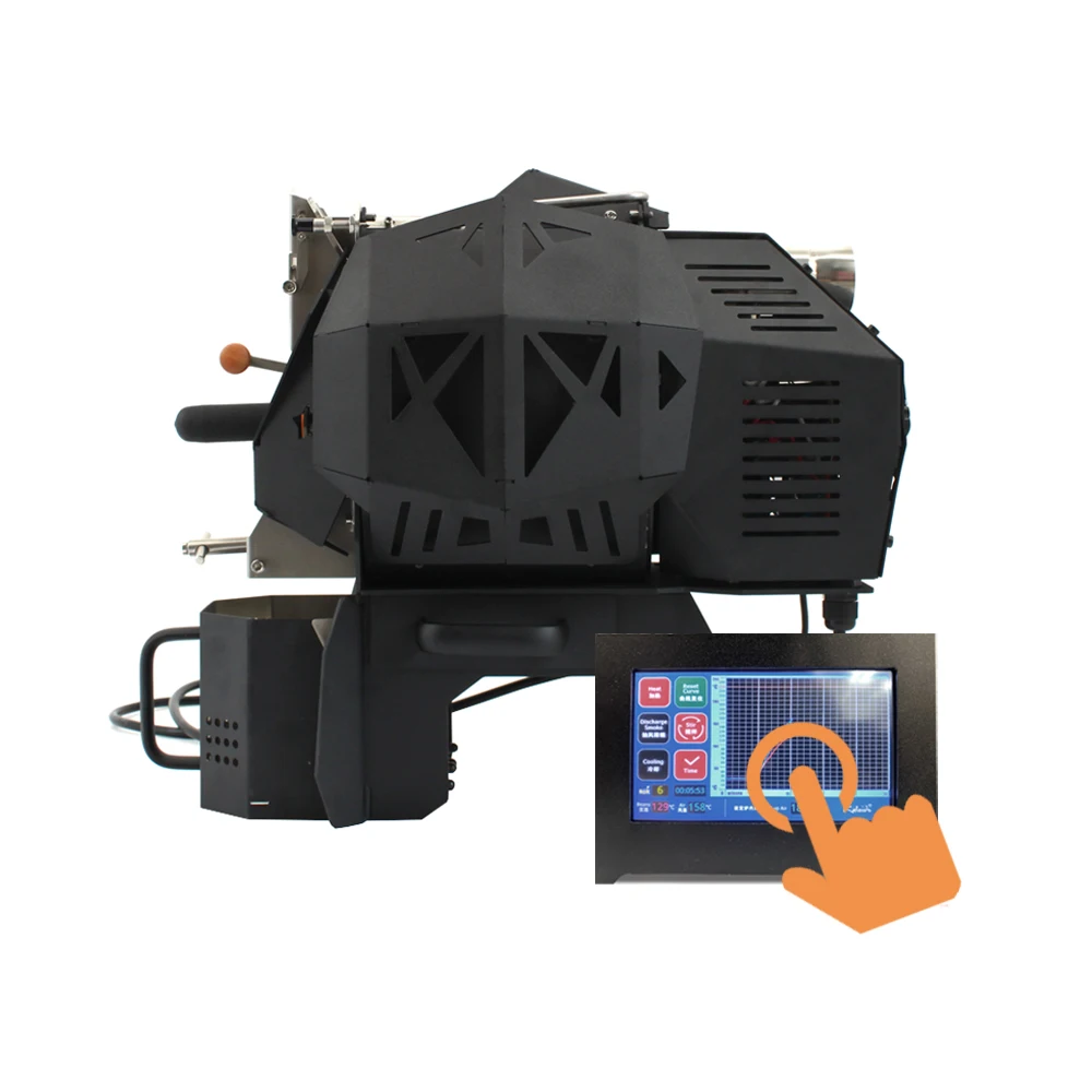 
Fully Automatic Home Commercial Hot Air Coffee Roaster Baking & Cooling 2 in 1 Machine 