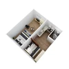 Prefab apartment 2 bedroom prefabricated modular home