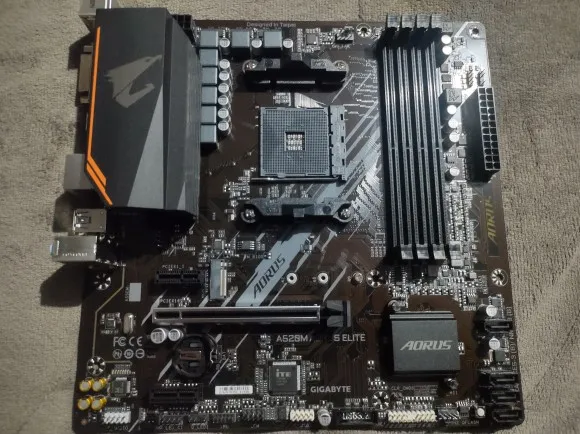 New Giga-byte A520m Aorus Elite Ddr4 Usb Pci-e 3.0 Sata Socket Am4 ...