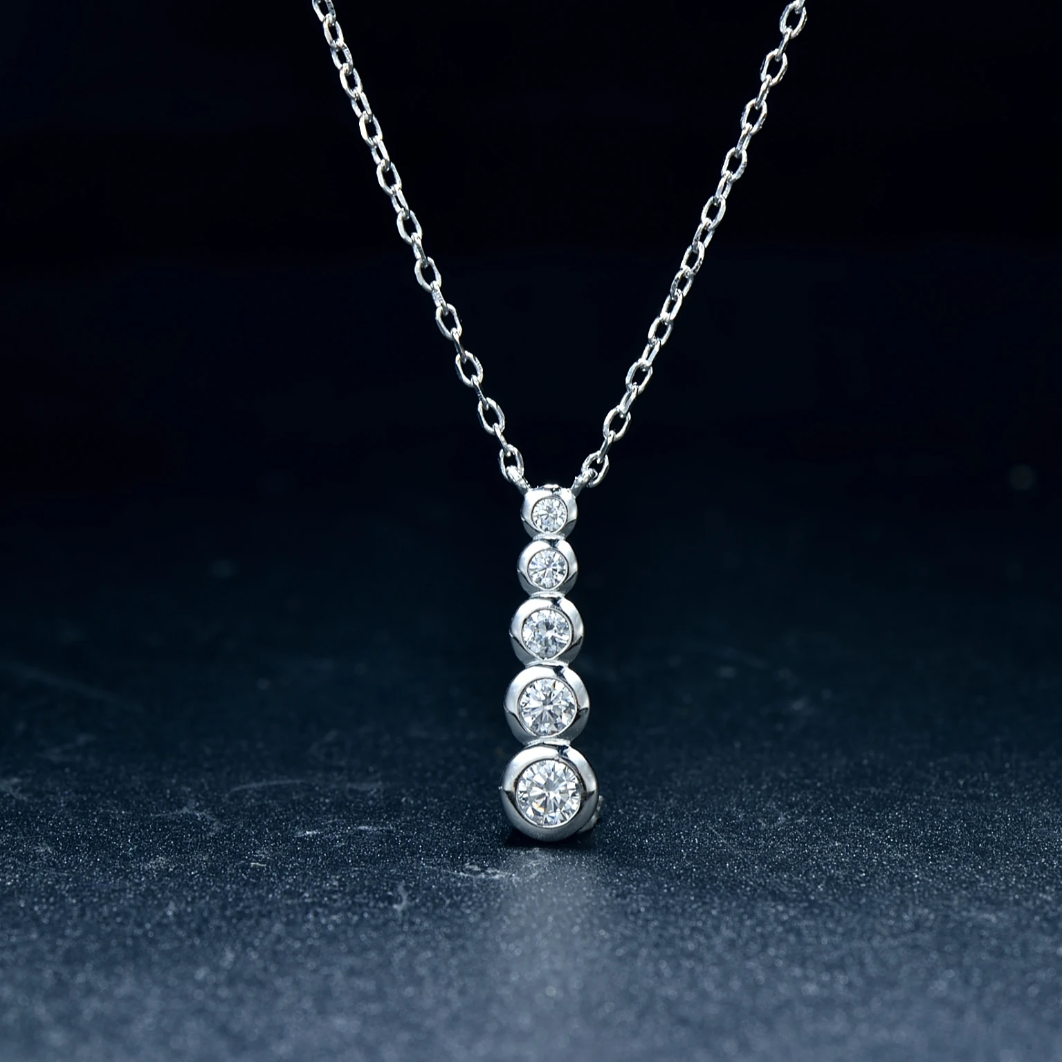 925 Sterling Silver Initial Pendant 