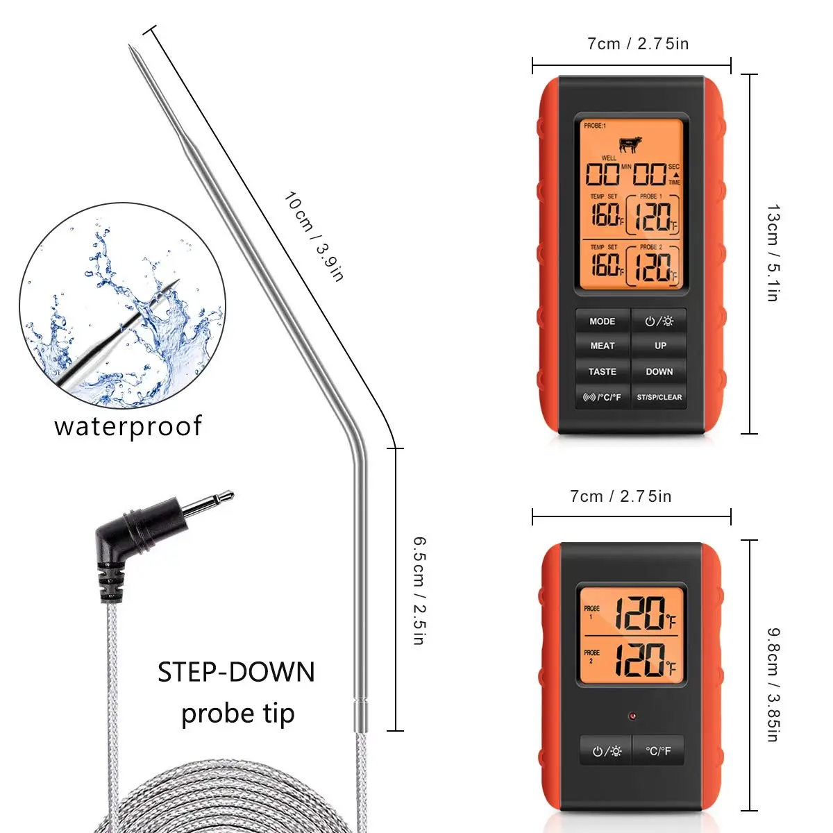 EN2053 Wireless Meat Thermometer User Manual Users manual FUZHOU ESUN  ELECTRONIC
