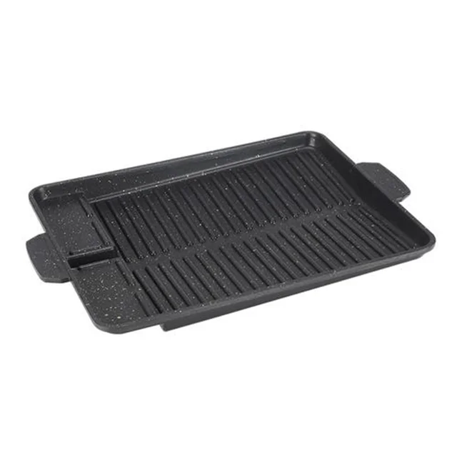 Thai/singapore/korean Portable Bbq Grill Plate Maifan Stone Coating