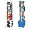 Custom floor standing rotating mdf wooden magazine display rack,shop display book racks,book display stand