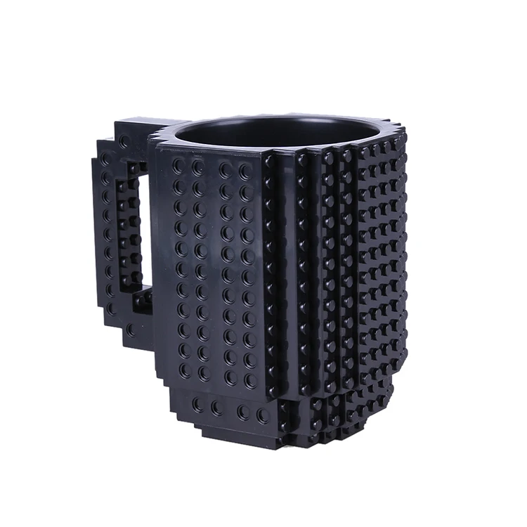 New Design Hot Sale Products Eco-friendly Home Accessories  Creative Brick Mugs Build-on Coffee Water Cups for Kids 