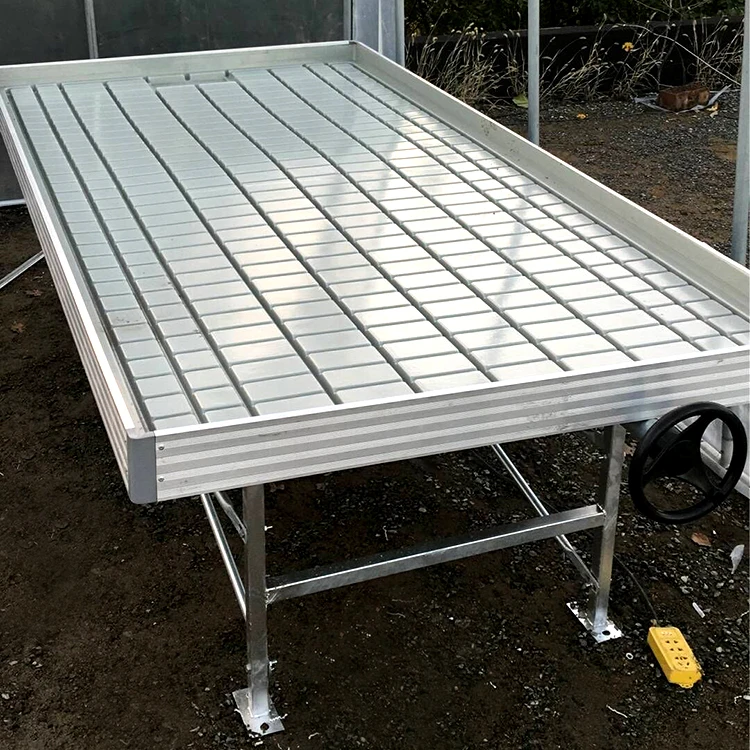Skyplant Greenhouse Rolling Bench Ebb And Flow Bench Greenhouse