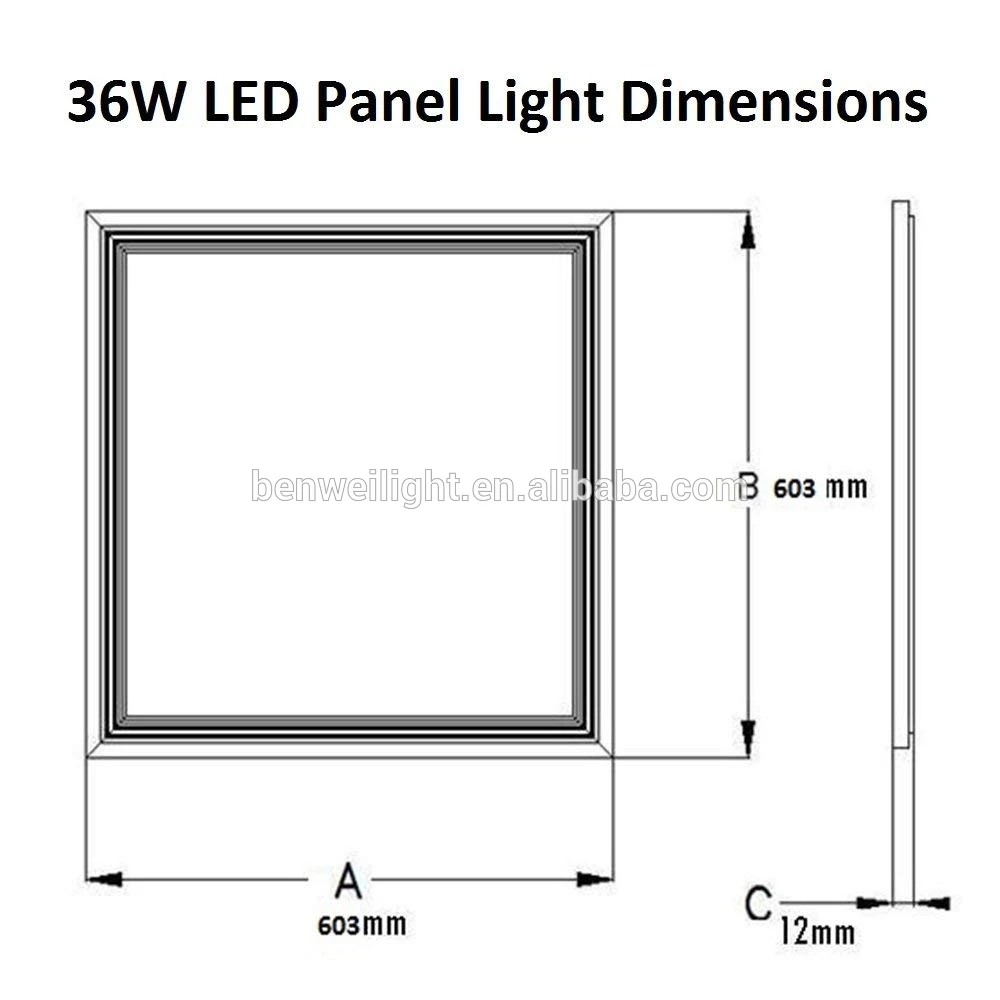High Brightness LED Panel light Square Panel Lights Ceiling Recessed Lamps AC85-265V With Adapter