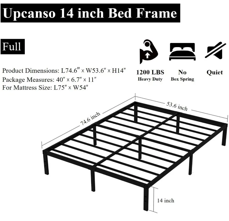 Factory Stock Wood Metal Bed Frame Queen Size Bed With King/full/queen/twin Size Buy Wood