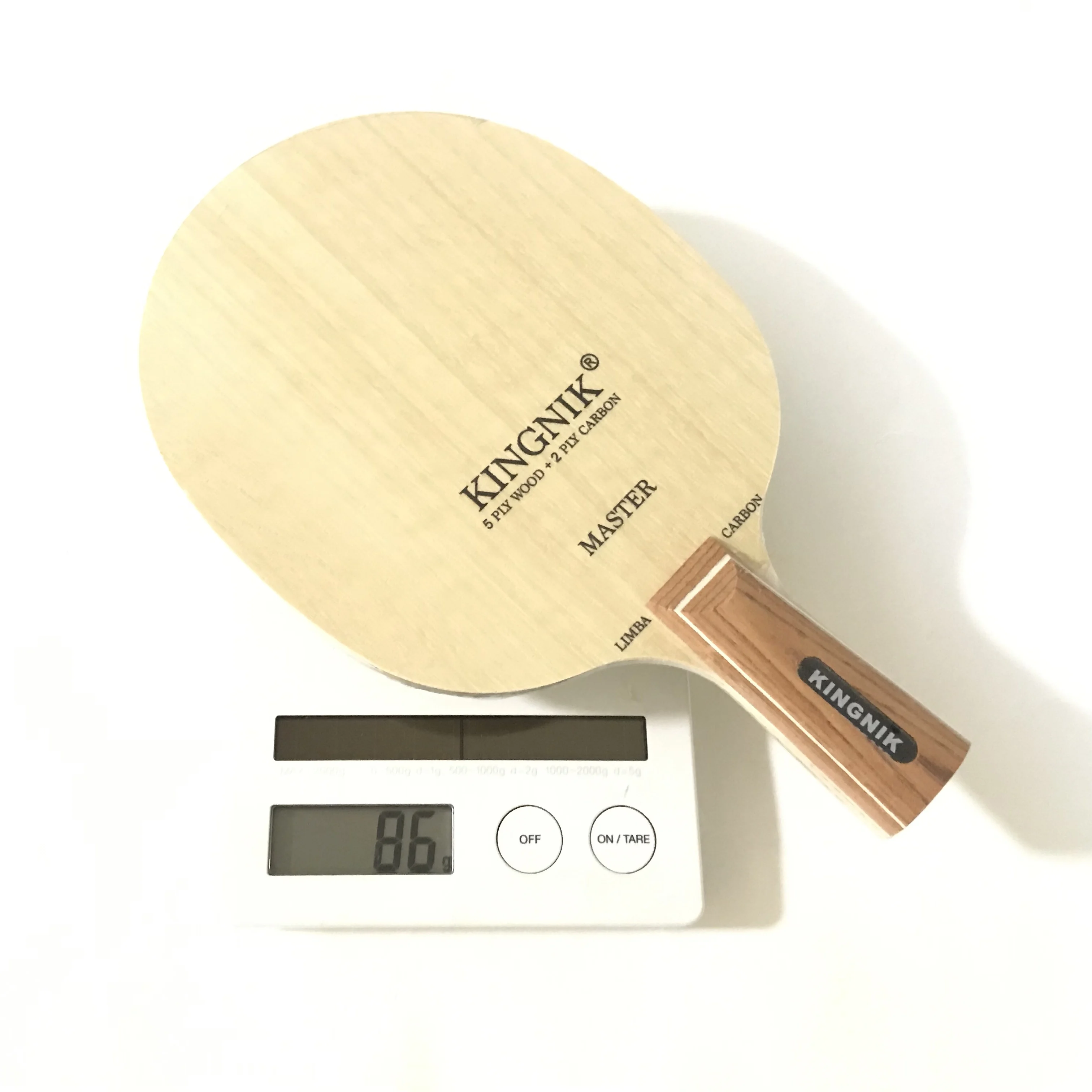 Kingnik Master Table Tennis Blade (5ply Wood+2ply Carbon) Penholder Cs