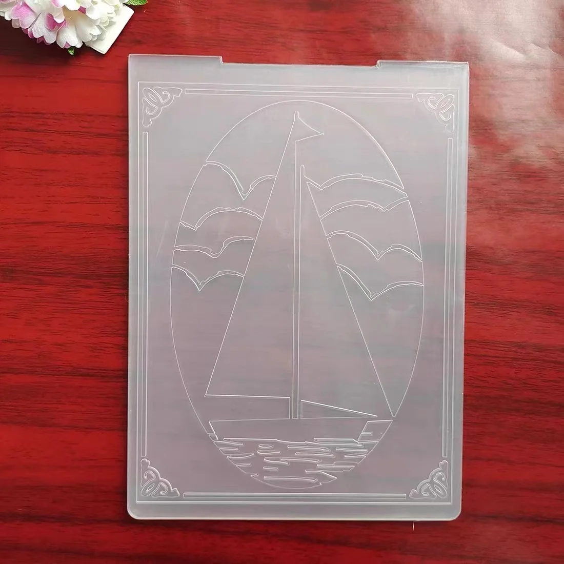 Custom Diy Card Making 3d Plastic Embossing Folders Embossed Folder For