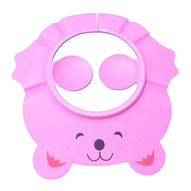 
Factory Custom waterproof EVA Baby Bathing Protection Bath Soft Hat 