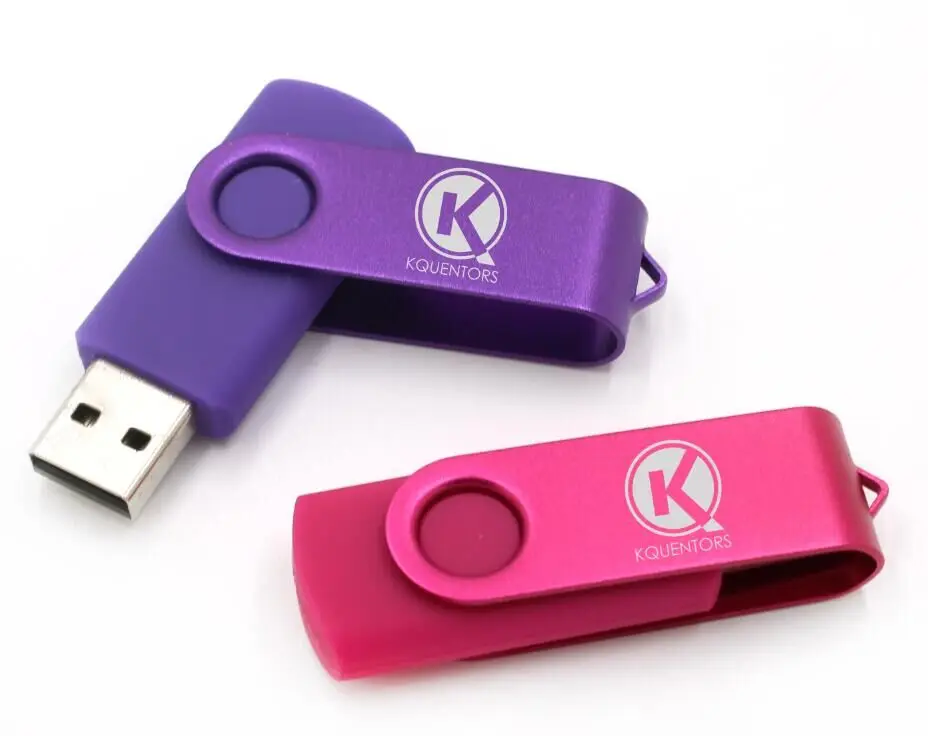 custom logo print new swivel usb flash drive Pendrive Customized Logo - ANKUX.COM