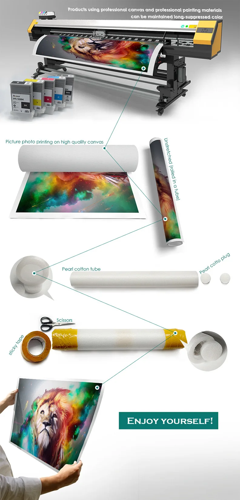 Canvas Oil Painting Wall Arts Sexy Masked Goddess Home Decoration