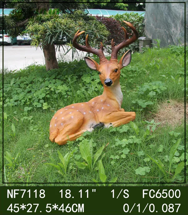 outdoor resin deer