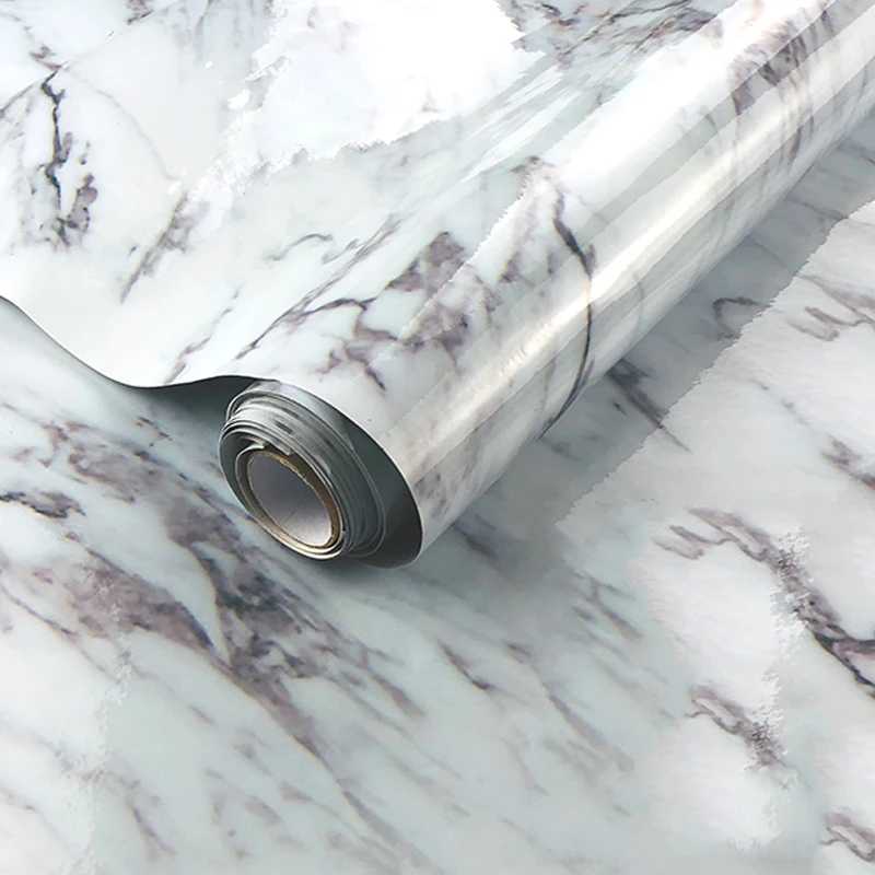 thicken Self-adhesive marble wallpaper for kitchen industry decoration waterproof and oil-proof