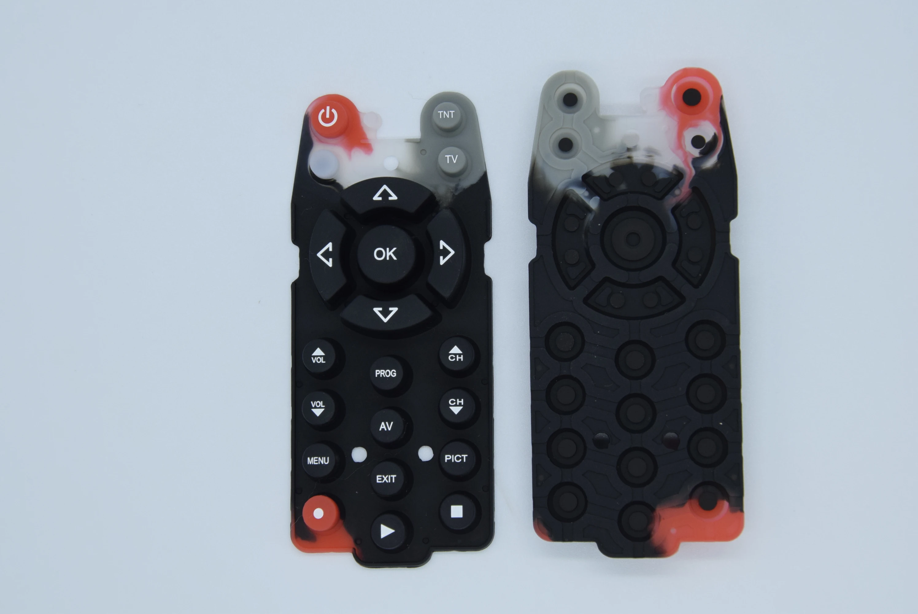 high quality customized silicone elastomer keypad silicone