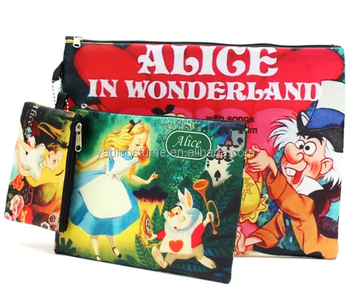 alice in wonderland makeup bolsa