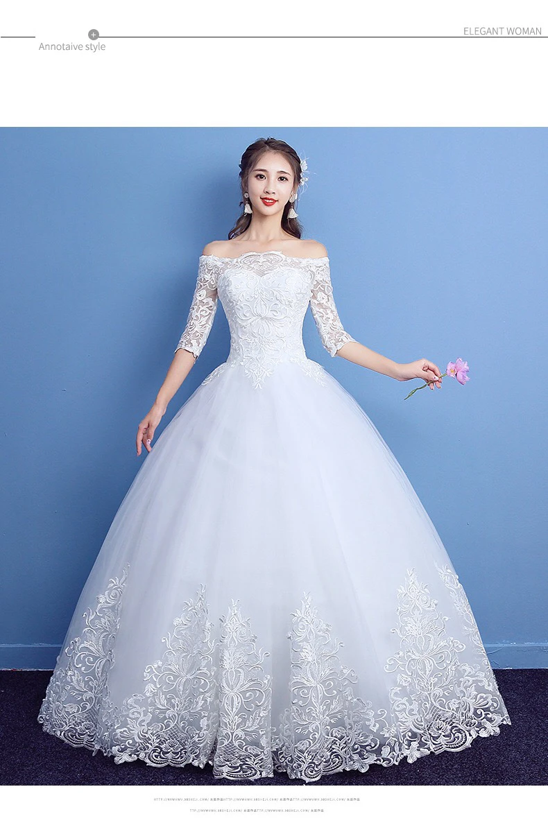 Gaun Pengantin Desain Awet Panjang Setengah Lengan Gaun Pengantin Ukuran Besar Pabrik Grosir Gaun Pengantin Gaya Korea Buy Grosir Gaya Korea Gaun Lantai Panjang Plus Ukuran Pernikahan Gaun Berlangsung Desain Setengah