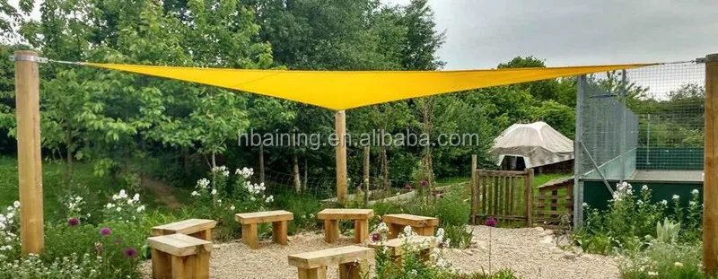 Outdoor Shade Sail Patio Party Suncreen Awning Garden Sun Canopy UV Block HDPE