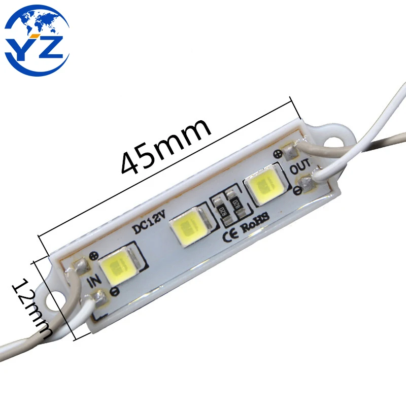 Factory Bottom Price White Red Blue Green Yellow Pink Color DC 12V 24V 0.6W 5054 LED Module For Light Box
