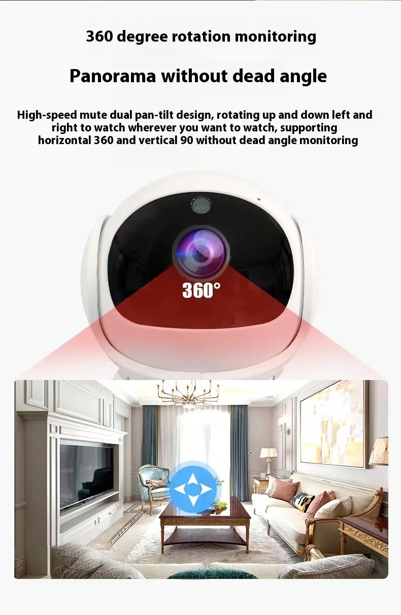 IP66 Waterproof Wireless 2MP Night Vision PTZ Mini Camera Auto Track Cute Designer ICsee Tuya Wifi Smart Security CMOS Sensor