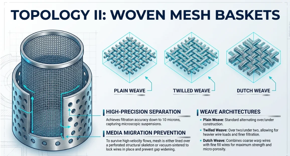 Stainless Steel Filter Basket With Threaded Connection 304/316 Corrosion Resistant High Strength Precise Mesh Industrial