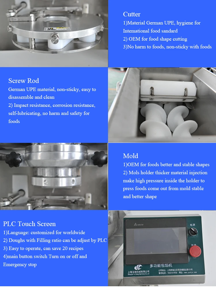 Automatic Mooncake Maamoul Production Line Stamping Moon Cake Processing Machine