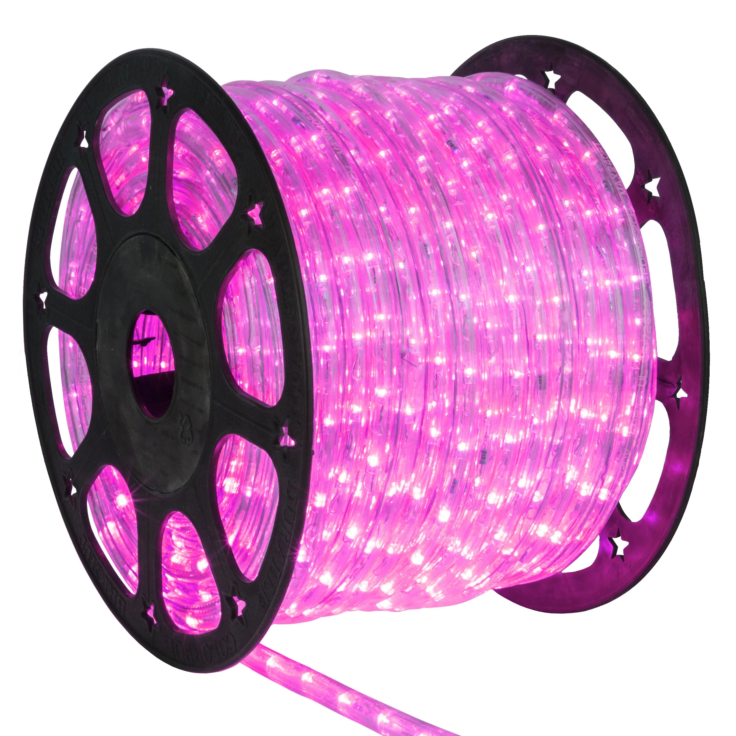 Round 3 Wire 100m  Decoration Waterproof Color Changing Duralight 13MM Led Rope Light